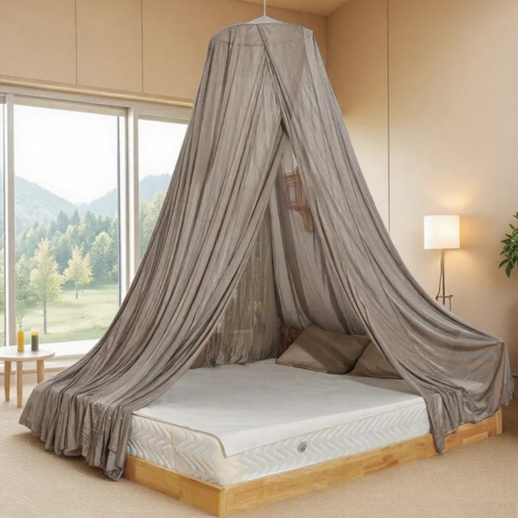 BLOCK EMF 100% Silver Fiber Emf Shielding Canopy 5G EMF Radiation Shield Mosquito Net for Bedroom -  Multiple Size Available