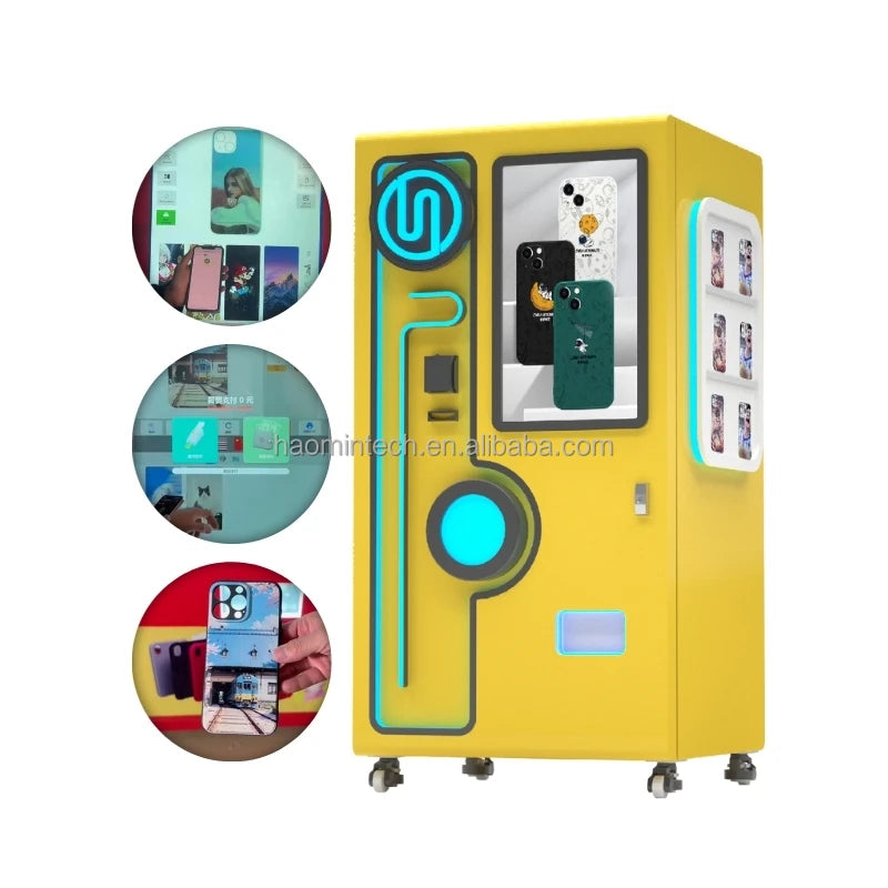 Latest Design Inkjet Phone Cover Printer Automatic Phone Protective Case Printing Machine for Shopping Mall