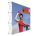 Wholesale 2.25*3m Fabric Pop up Banner Exhibition Display Backdrop Folding Banner Pop up Display Booth