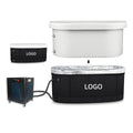 1 HP Water Chiller Cooled Cold Plunge Ice Bath with Accessory Quick Cold Water Cooling Chiller