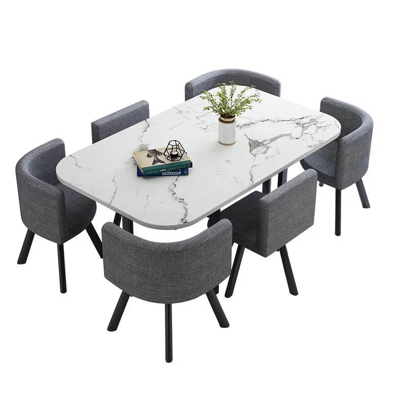 Silla Restaurant Table and Chair Design Furniture Black PU Dining Chair Gold Wire Metal Modern Nordic Style