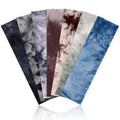 Custom Private Label Cotton Stretch Headbands Soft Elastic Yoga Hairband Colorful Tie Dye European American Style Unisex