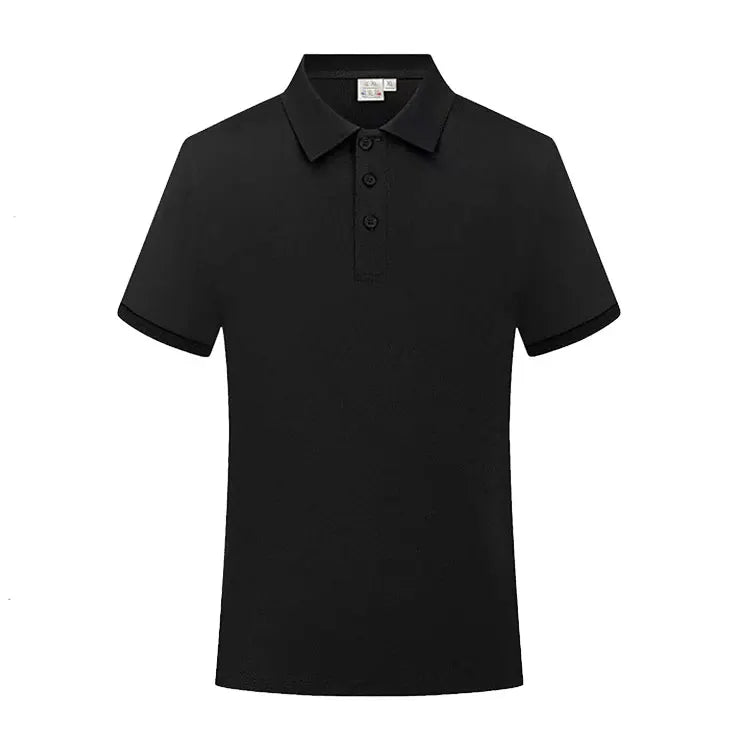 Wholesale 100% Cotton Knitted Men's Plus Size T-Shirts Custom Logo for Polo Shirt with Breathable Feature Solid Pattern