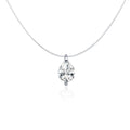 Wholesale CZ 925 Silver Rhinestone Choker Zircon Necklace - Bulk Wedding Link Chain Pendants for Women Engagement Gifts