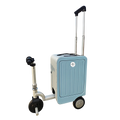 Promotional Modern Airport Cabin Luggage Trolley Lightweight Portable Aluminum Suitcase Travel Gift with Aluminum Frame Closure