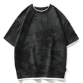 OEM Casual Men's Cotton Plus Size Breathable Tie Dye Short Sleeve Loose Fit Oversized T-Shirt