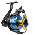 Tokushima European Drag Rear Destock Spinning Reel+Plastic Clear Box Fishing Reels Stainless Steel Alloy Ultra Smooth Powerf