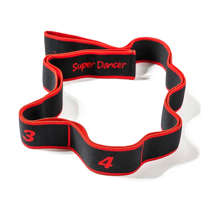 Women Girls Kids Yoga Straps with Elastic Exercise Bands for Stretch Training Assist for Dance