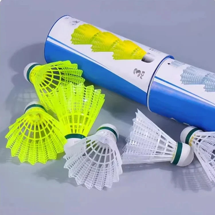 6 Pack Nylon Badminton Shuttlecocks for Indoor and Outdoor Play Training Head Material for Students MegaBDM