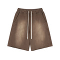 Wholesale Vintage Cotton Shorts Mens Terry Cloth Short Blank Gym Cut and Sew Shorts