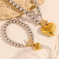 New Fashion Gold Silver Commuter Design Necklace with Titanium Pendant Niche Temperament Collarbone Chain for Commuting As Gift