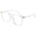 New TR90 Material Fashion Large square Frame Anti-blue Optical Frame PC Stock Wholesale Eye Frame Glasses for Women Mens Adults