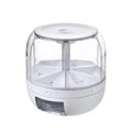 Factory Price Rice Dispenser Grain Storage Kitchen Rotating Food Grain Dispenser Cereal Storage Box Rice Container Dispenser