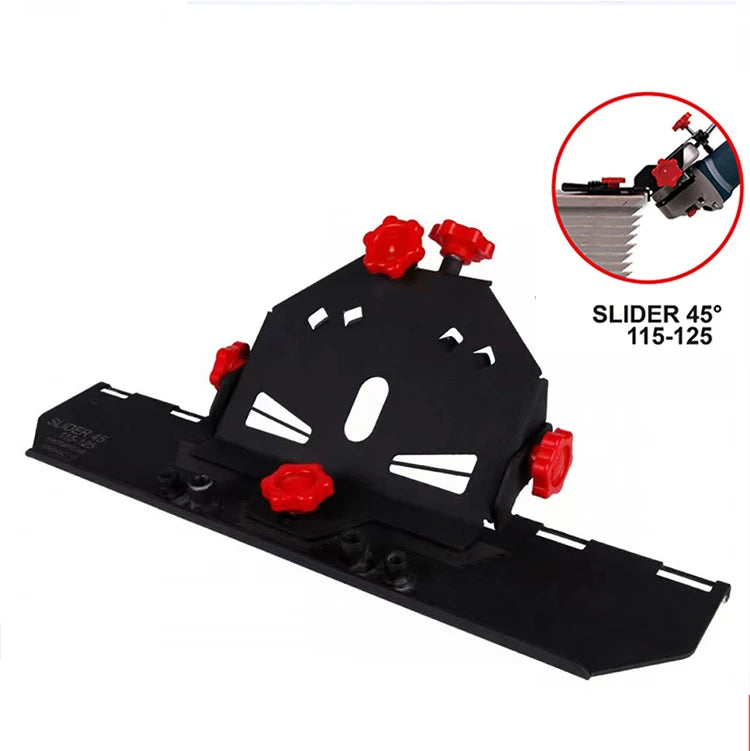 New Arrival Aluminum Alloy 125 Type Angle Grinder Chamfer Bracket Screw Installation Multifunctional 45 Chamferer Utility Tool