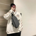 HUALIAN Big Single Shoulder Back Pack Men's Chest Bags Fashion Travel Crossbody Bag Man Casual Messenger Bag