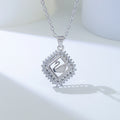 PZ3-0040 Women Rhodium Plated Silver Vintage Jewelry Making Pendants and Charms for Custom Jewelry Set Diy Necklace Bracelet