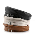 Korea Stylish Fashion Women Autumn Winter PU Leather Solid Vintage Outdoor Street Sun Beret Hat