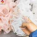11cm Organza Pleated Ruffled Lace Accessories Costume Decoration Double Edged Lace Trim Wrinkle Crush Fabric Pleat Trims Ribbon