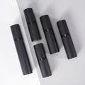 Empty Dark Cosmetic Container Packaging 15ml 30ml 50ml AS Black Plastic Pump Spray Airless Bottle