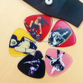 Factory Direct Sales Own Design Custom Celluloid Triangle Guitar Plectrums Funny Jazz Electric Bass Guitar Pick Set Rock Music