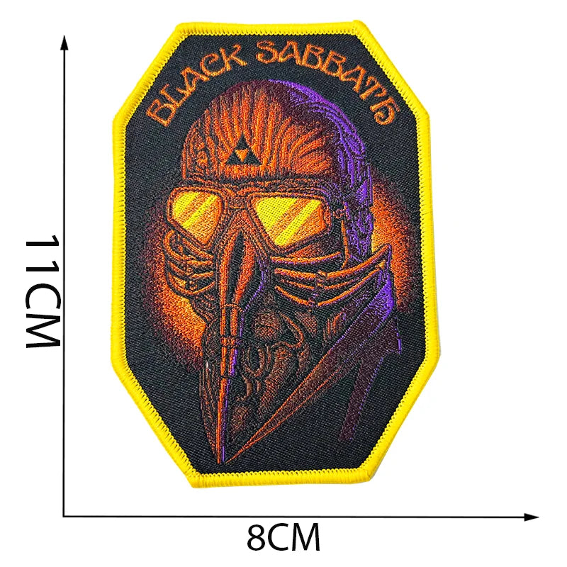 Custom Parches Bulk New Design Made Club Name Iron on Woven Patch Brand Logo Badges Applique Clothes Patches