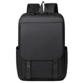 Waterproof Anti-Theft Nylon Unisex Laptop Backpack with USB Port Polyester Lining 15.6" Size