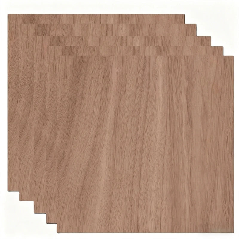 Tailai 3mm 1/8 X 12 X 12 Inch Walnut Wood Board for Crafts Laser Cutting & Engraving Wood Burning CNC Cutting Painting