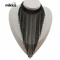 Classic Sparkling V Shaped Rhinestone Full Crystal Wedding Jewelry Gift-Stylish Fashion Choker Necklace