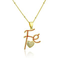 Fashion New in 18K Gold Plated Charm Pendants Necklace Copper for Women Choker Red Cubic Zirconia FE Heart Chain Jewelry