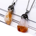 Fashionable Natural Rough Gemstone Charm Amethyst Pendant As a Gift