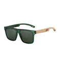 2024 High End New Arrival Luxury Designer Eyeglasses Frame Brand Square Frame Imitate Wood Temple Summer Sunglasses for Men