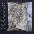 Split Key Rings Keyrings Key Rings Bulk Flat Keychain Ring Split Key Ring for Home Car Keys Bag Hanging Accessories ( 15mm )
