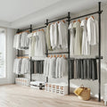 Home Steel Wardrobes Bedroom Closet Mobile Collapsible Walk in Closet Wardrobe System Combination Wardrobe