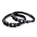 2020 Europe and the United States best selling product fashion personalized bicycle stainless steel leather bracelet