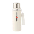 Custom Logo 600/800ml Wide Mouth Water Bottle With Straw 600/800ml Vacuum Flask 316 Stainless Steel Double Wall Outdoor Sports