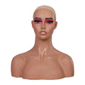 Mannequin Simulation Mannequin Headband Shoulder Plastic Mannequin Head Used for Wig Earrings Hat Sunglasses Display