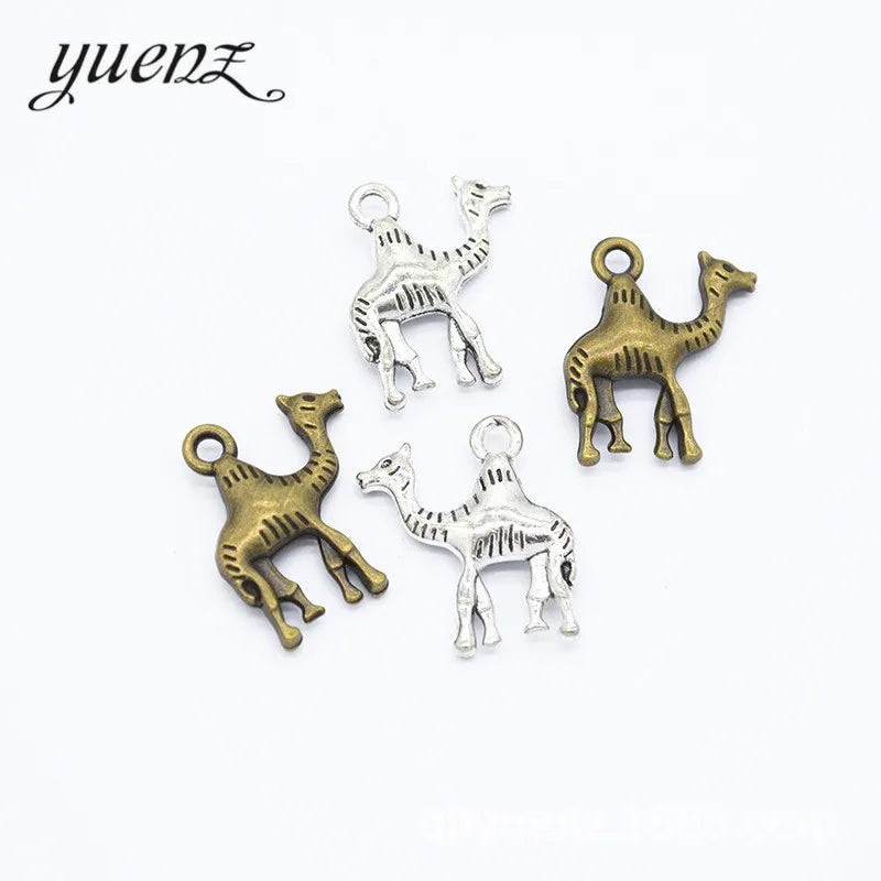 YuenZ Camel Charms Zinc Alloy Accessories Parts Pendants for DIY Earrings Bracelet Necklace Jewelry Making 22*19mm D9246