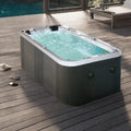Sunrans Freestanding Acrylic Swimming Pool Spa Hydro Relax Luxury Swim SPA Pools Outdoor