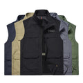 High-end Materials Nylon Popular Men's Vest Sport Photography Fishing Waistcoat Multi Pockets Collar Vest