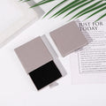 China Supplier 17mm Height Gift Box Wholesale Gray Color Handmade Cardboard Drawer Sliding Bracelet Box With Black Sponge Inside