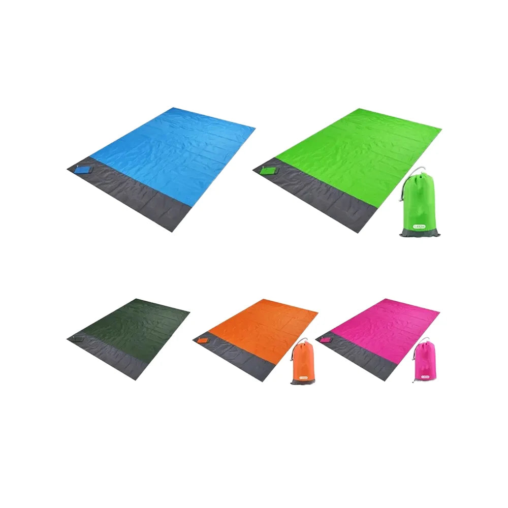 Woqi Newest Outdoor Picnic Blanket Sand Proof and Waterproof Portable Pizza Mat