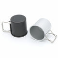 Wholesale Custom Logo Outdoor Travel 300ml Aluminum Camp Coffee Mug Portable Camping Cup