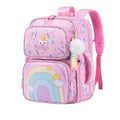 2024 New Oxford Waterproof Casual Kids Bag Girl Student Backpack Rainbow Girl Cartoon Bag