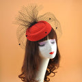 Bridal Veil Hair Accessories Wedding Hat Photo-specific Simulation Flower Head Flower Mesh Head Jewelry