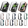 IVANHOE Tempered Glass Case for Samsung Galaxy Fit 3 SM-R390 Full Coverage Bumper Screen Protective Cover Correas Accessories