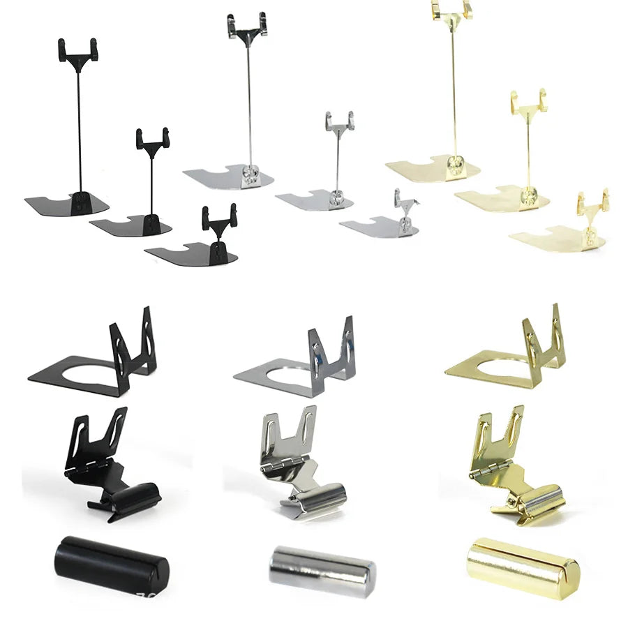 Metal Tag Holder Clip Label Holder Display Sign Clip Wire Base Memo Price Clip Place Card Holder Table Cake Stand