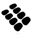Square/ellipse Shaped Professional Alto Saxophone Pad Sticker Clarinet Silicone Pad Flute Head Patch Mouthpiece Sticker