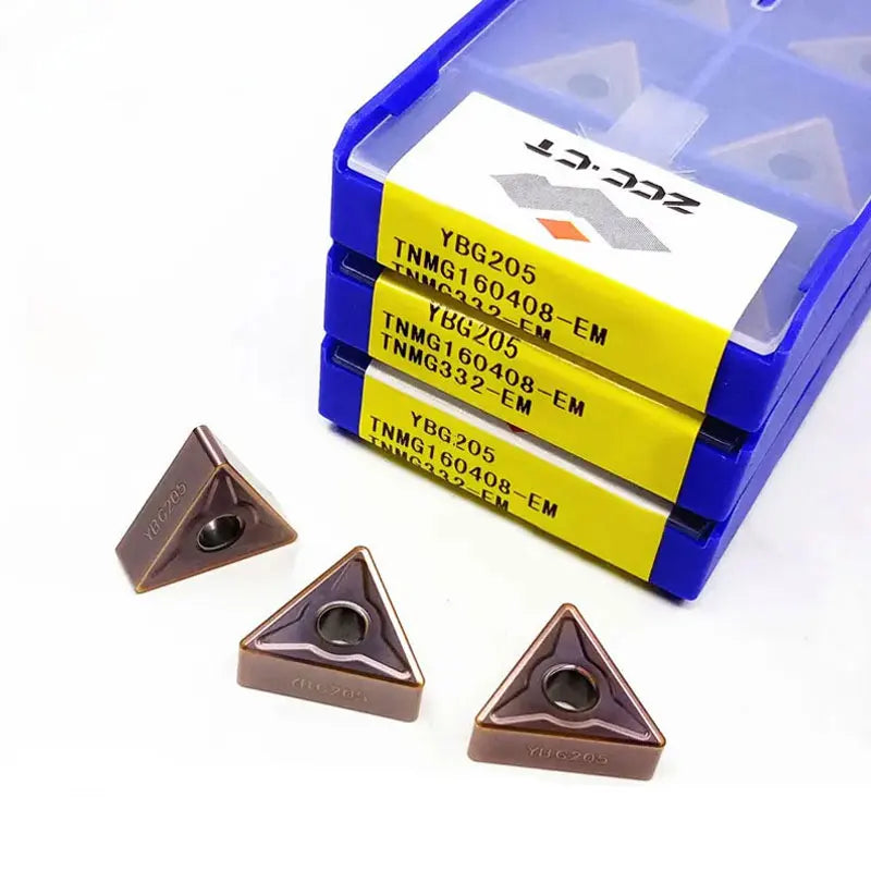 ZCC-CT TNMG Carbide Inserts for CNC Lathe TNMG160404/220408 for Stainless Steel Turning YBG205 Inserts