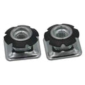 Custom Hot Sale Star Sunflower Crown Shaped Nut M6-M12 Threaded Zinc Coated Grade 10.9-12.9 for Healthcare Mining Applications