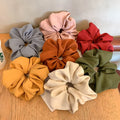 Wholesale Oversize Hair Ties Designer Scrunchies extra Xxl Jumbo Giant Scrunchy Large Silk Satin Oversized Hair Scrunchie